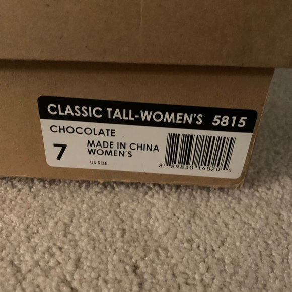 UGG Brand Classic Tall Chocolate Brown 7 - Picture 7 of 9